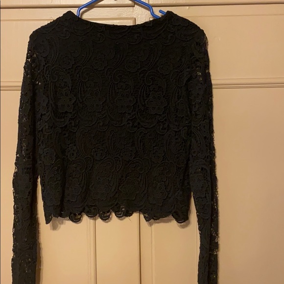 Anthropologie Black Lace Jacket - Picture 3 of 9